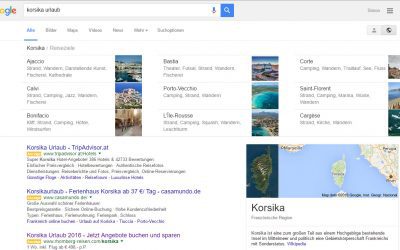 Google Suche nach Reisen und Urlaubs-Destinationen zeigt jetzt Infos zu Städten und Regionen direkt im Suchergebnis