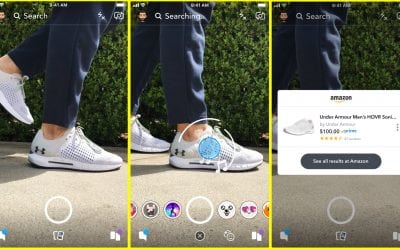 Snapchat Kamera scannt deine Fotos nach Produkten auf Amazon! Durchbruch für Visual Search?